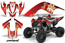 Load image into Gallery viewer, ATV Graphics Kit Quad Decal Sticker Wrap For Yamaha Raptor 700 2006-2012 JACKPOT RED-atv motorcycle utv parts accessories gear helmets jackets gloves pantsAll Terrain Depot