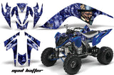 ATV Graphics Kit Quad Decal Sticker Wrap For Yamaha Raptor 700 2006-2012 HATTER BLUE