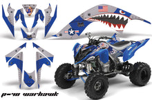Load image into Gallery viewer, ATV Graphics Kit Quad Decal Sticker Wrap For Yamaha Raptor 700 2006-2012 WARHAWK BLUE-atv motorcycle utv parts accessories gear helmets jackets gloves pantsAll Terrain Depot