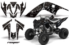 Load image into Gallery viewer, ATV Graphics Kit Quad Decal Sticker Wrap For Yamaha Raptor 700 2006-2012 REAPER BLACK-atv motorcycle utv parts accessories gear helmets jackets gloves pantsAll Terrain Depot