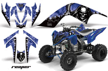 Load image into Gallery viewer, ATV Graphics Kit Quad Decal Sticker Wrap For Yamaha Raptor 700 2006-2012 REAPER BLUE-atv motorcycle utv parts accessories gear helmets jackets gloves pantsAll Terrain Depot