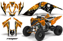 Load image into Gallery viewer, ATV Graphics Kit Quad Decal Sticker Wrap For Yamaha Raptor 700 2006-2012 REAPER ORANGE-atv motorcycle utv parts accessories gear helmets jackets gloves pantsAll Terrain Depot