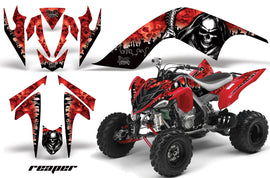 ATV Graphics Kit Quad Decal Sticker Wrap For Yamaha Raptor 700 2006-2012 REAPER RED-atv motorcycle utv parts accessories gear helmets jackets gloves pantsAll Terrain Depot