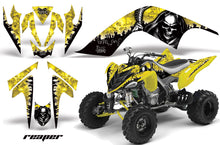 Load image into Gallery viewer, ATV Graphics Kit Quad Decal Sticker Wrap For Yamaha Raptor 700 2006-2012 REAPER YELLOW-atv motorcycle utv parts accessories gear helmets jackets gloves pantsAll Terrain Depot