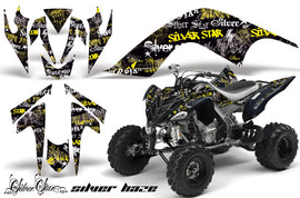 ATV Graphics Kit Quad Decal Sticker Wrap For Yamaha Raptor 700 2006-2012 SSSH YELLOW BLACK-atv motorcycle utv parts accessories gear helmets jackets gloves pantsAll Terrain Depot