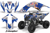 ATV Graphics Kit Quad Decal Sticker Wrap For Yamaha Raptor 700 2006-2012 TBOMBER BLUE