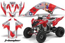 Load image into Gallery viewer, ATV Graphics Kit Quad Decal Sticker Wrap For Yamaha Raptor 700 2006-2012 TBOMBER RED-atv motorcycle utv parts accessories gear helmets jackets gloves pantsAll Terrain Depot