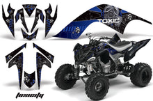 Load image into Gallery viewer, ATV Graphics Kit Quad Decal Sticker Wrap For Yamaha Raptor 700 2006-2012 TOXIC BLUE BLACK-atv motorcycle utv parts accessories gear helmets jackets gloves pantsAll Terrain Depot