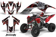 Load image into Gallery viewer, ATV Graphics Kit Quad Decal Sticker Wrap For Yamaha Raptor 700 2006-2012 TOXIC SILVER RED-atv motorcycle utv parts accessories gear helmets jackets gloves pantsAll Terrain Depot