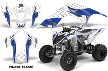 Load image into Gallery viewer, ATV Graphics Kit Quad Decal Sticker Wrap For Yamaha Raptor 700 2006-2012 TRIBAL BLUE WHITE-atv motorcycle utv parts accessories gear helmets jackets gloves pantsAll Terrain Depot