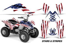 ATV Graphics Kit Quad Decal Sticker Wrap For Yamaha Raptor 80 2002-2008 USA FLAG-atv motorcycle utv parts accessories gear helmets jackets gloves pantsAll Terrain Depot