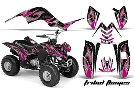 ATV Graphics Kit Quad Decal Sticker Wrap For Yamaha Raptor 80 2002-2008 TRIBAL PINK BLACK-atv motorcycle utv parts accessories gear helmets jackets gloves pantsAll Terrain Depot