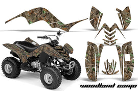 ATV Graphics Kit Quad Decal Sticker Wrap For Yamaha Raptor 80 2002-2008 WOODLAND CAMO-atv motorcycle utv parts accessories gear helmets jackets gloves pantsAll Terrain Depot