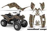 ATV Graphics Kit Quad Decal Sticker Wrap For Yamaha Raptor 80 2002-2008 WOODLAND CAMO
