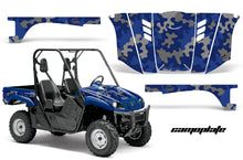 Load image into Gallery viewer, UTV Graphics Kit Decal Wrap For Yamaha Rhino 450/660/700 2004-2013 CAMOPLATE BLUE-atv motorcycle utv parts accessories gear helmets jackets gloves pantsAll Terrain Depot