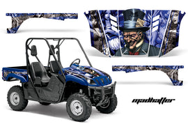 UTV Graphics Kit Decal Wrap For Yamaha Rhino 450/660/700 2004-2013 HATTER BLUE SILVER-atv motorcycle utv parts accessories gear helmets jackets gloves pantsAll Terrain Depot
