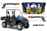 UTV Graphics Kit Decal Wrap For Yamaha Rhino 450/660/700 2004-2013 MOTORHEAD BLUE