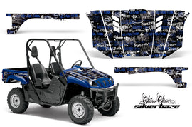 UTV Graphics Kit Decal Wrap For Yamaha Rhino 450/660/700 2004-2013 SSSH BLUE BLACK-atv motorcycle utv parts accessories gear helmets jackets gloves pantsAll Terrain Depot