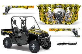 UTV Graphics Kit Decal Wrap For Yamaha Rhino 450/660/700 2004-2013 MOTORHEAD YELLOW-atv motorcycle utv parts accessories gear helmets jackets gloves pantsAll Terrain Depot
