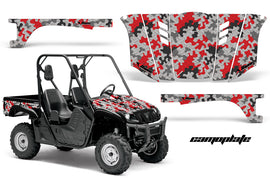 UTV Graphics Kit Decal Wrap For Yamaha Rhino 450/660/700 2004-2013 CAMOPLATE RED-atv motorcycle utv parts accessories gear helmets jackets gloves pantsAll Terrain Depot