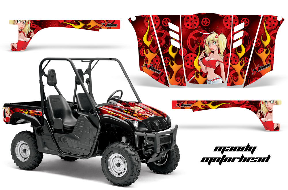 UTV Graphics Kit Decal Wrap For Yamaha Rhino 450/660/700 2004-2013 MOTO MANDY RED-atv motorcycle utv parts accessories gear helmets jackets gloves pantsAll Terrain Depot