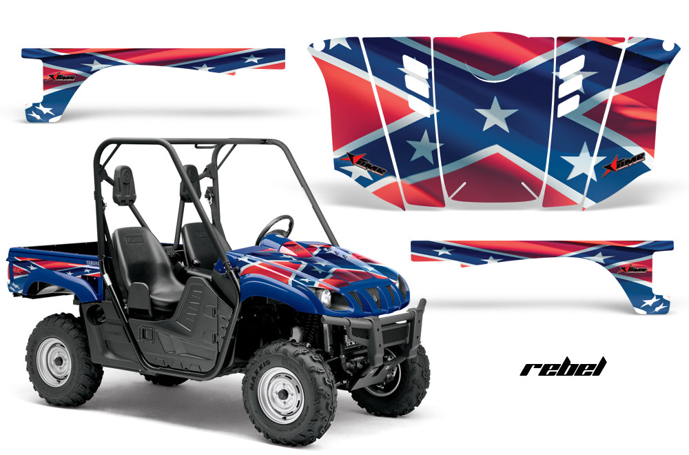UTV Graphics Kit Decal Wrap For Yamaha Rhino 450/660/700 2004-2013 REBEL-atv motorcycle utv parts accessories gear helmets jackets gloves pantsAll Terrain Depot