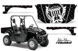 UTV Graphics Kit Decal Wrap For Yamaha Rhino 450/660/700 2004-2013 RELOADED WHITE BLACK