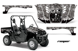UTV Graphics Kit Decal Wrap For Yamaha Rhino 450/660/700 2004-2013 REAPER SILVER-atv motorcycle utv parts accessories gear helmets jackets gloves pantsAll Terrain Depot