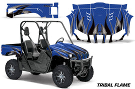 UTV Graphics Kit Decal Wrap For Yamaha Rhino 450/660/700 2004-2013 TRIBAL BLACK BLUE-atv motorcycle utv parts accessories gear helmets jackets gloves pantsAll Terrain Depot