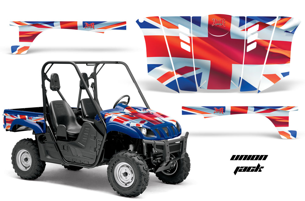 UTV Graphics Kit Decal Wrap For Yamaha Rhino 450/660/700 2004-2013 UNION JACK-atv motorcycle utv parts accessories gear helmets jackets gloves pantsAll Terrain Depot