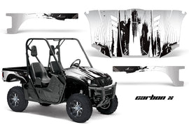 UTV Graphics Kit Decal Wrap For Yamaha Rhino 450/660/700 2004-2013 CARBONX WHITE-atv motorcycle utv parts accessories gear helmets jackets gloves pantsAll Terrain Depot