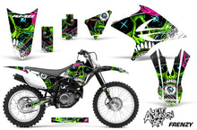 Load image into Gallery viewer, Dirt Bike Decal Graphics Kit Sticker Wrap For Yamaha TTR230 2005-2018 FRENZY GREEN-atv motorcycle utv parts accessories gear helmets jackets gloves pantsAll Terrain Depot
