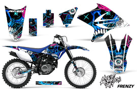 Dirt Bike Decal Graphics Kit Sticker Wrap For Yamaha TTR230 2005-2018 FRENZY BLUE-atv motorcycle utv parts accessories gear helmets jackets gloves pantsAll Terrain Depot