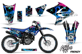Graphics Kit Decal Sticker Wrap + # Plates For Yamaha TTR230 2005-2018 FRENZY BLUE-atv motorcycle utv parts accessories gear helmets jackets gloves pantsAll Terrain Depot