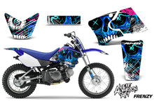 Load image into Gallery viewer, Dirt Bike Graphics Kit Decal Wrap For Yamaha TTR90 TTR90E 2000-2007 FRENZY BLUE-atv motorcycle utv parts accessories gear helmets jackets gloves pantsAll Terrain Depot