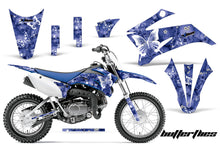 Load image into Gallery viewer, Dirt Bike Graphics Kit Decal Sticker Wrap For Yamaha TTR110 2008-2018 BUTTERFLIES WHITE BLUE-atv motorcycle utv parts accessories gear helmets jackets gloves pantsAll Terrain Depot