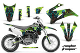 Dirt Bike Graphics Kit Decal Sticker Wrap For Yamaha TTR110 2008-2018 ZOMBIE GREEN