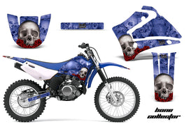 Dirt Bike Graphics Kit MX Decal Wrap For Yamaha TTR125LE 2000-2007 BONES BLUE-atv motorcycle utv parts accessories gear helmets jackets gloves pantsAll Terrain Depot