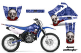 Dirt Bike Graphics Kit MX Decal Wrap For Yamaha TTR125LE 2000-2007 BONES BLUE