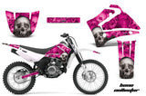 Dirt Bike Graphics Kit MX Decal Wrap For Yamaha TTR125LE 2000-2007 BONES PINK
