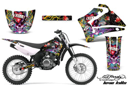 Dirt Bike Graphics Kit MX Decal Wrap For Yamaha TTR125LE 2000-2007 EDHLK BLACK-atv motorcycle utv parts accessories gear helmets jackets gloves pantsAll Terrain Depot