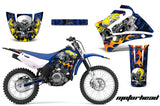 Dirt Bike Graphics Kit MX Decal Wrap For Yamaha TTR125LE 2000-2007 MOTORHEAD BLUE