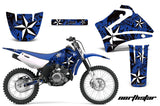 Dirt Bike Graphics Kit MX Decal Wrap For Yamaha TTR125LE 2000-2007 NORTHSTAR BLUE