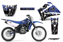 Load image into Gallery viewer, Dirt Bike Graphics Kit MX Decal Wrap For Yamaha TTR125LE 2000-2007 REAPER BLUE-atv motorcycle utv parts accessories gear helmets jackets gloves pantsAll Terrain Depot