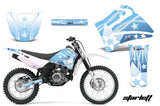 Dirt Bike Graphics Kit MX Decal Wrap For Yamaha TTR125LE 2000-2007 SLASH BLUE