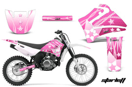 Dirt Bike Graphics Kit MX Decal Wrap For Yamaha TTR125LE 2000-2007 SLASH PINK-atv motorcycle utv parts accessories gear helmets jackets gloves pantsAll Terrain Depot