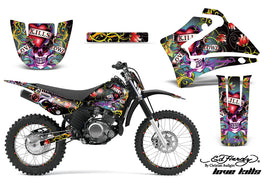 Graphics Kit MX Decal Wrap + # PlatesFor Yamaha TTR125LE 2000-2007 EDHLK BLACK-atv motorcycle utv parts accessories gear helmets jackets gloves pantsAll Terrain Depot