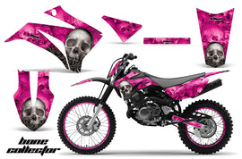 Graphics Kit MX Decal Wrap + # Plates For Yamaha TTR125LE 2008-2018 BONES PINK-atv motorcycle utv parts accessories gear helmets jackets gloves pantsAll Terrain Depot