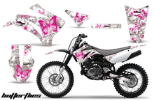 Load image into Gallery viewer, Dirt Bike Graphics Kit MX Decal Wrap For Yamaha TTR125LE 2008-2018 BUTTERFLIES PINK WHITE-atv motorcycle utv parts accessories gear helmets jackets gloves pantsAll Terrain Depot