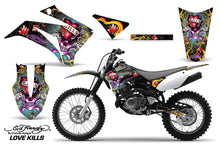 Load image into Gallery viewer, Dirt Bike Graphics Kit MX Decal Wrap For Yamaha TTR125LE 2008-2018 EDHLK BLACK-atv motorcycle utv parts accessories gear helmets jackets gloves pantsAll Terrain Depot